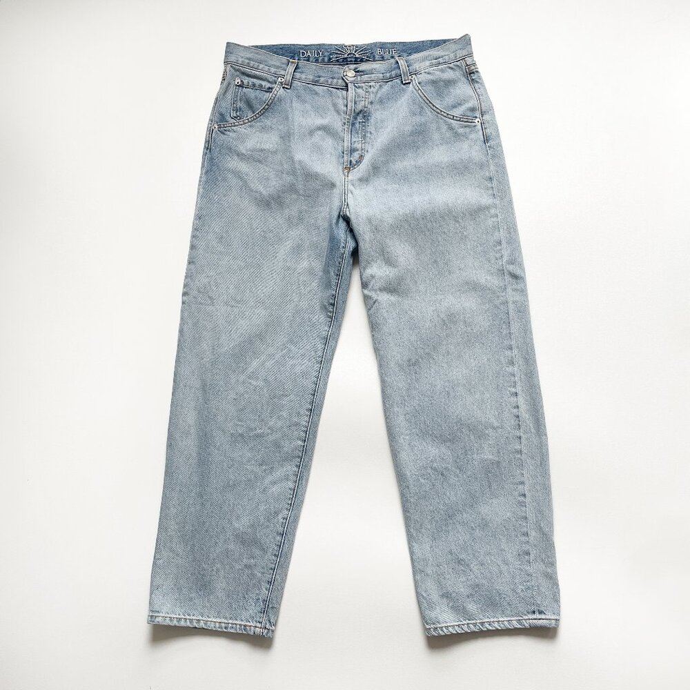Daily Blue Mantra Wide Barrel Jeans Lake Size 31